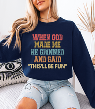 Load image into Gallery viewer, God Made Me Sweatshirt