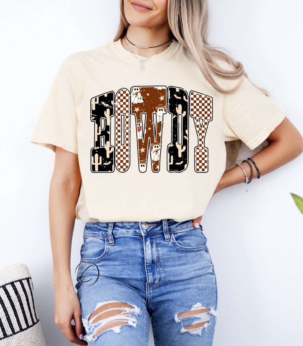 Howdy Check Ghost Graphic Tee