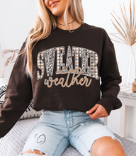 Load image into Gallery viewer, Camo Check Sweater Weather Sweatshirt