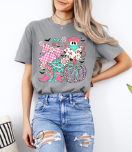 Load image into Gallery viewer, Pink Cowboy Coquette Graphic Tee