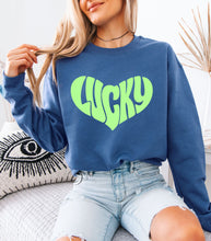 Load image into Gallery viewer, Retro Lucky Heart Sweatshirt
