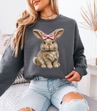 Load image into Gallery viewer, Faux Yarn Bunny Sweatshirt