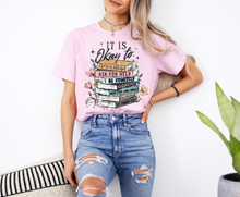Load image into Gallery viewer, It&#39;s Okay To Books Graphic Tee