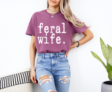 Load image into Gallery viewer, Feral Wife Graphic Tee