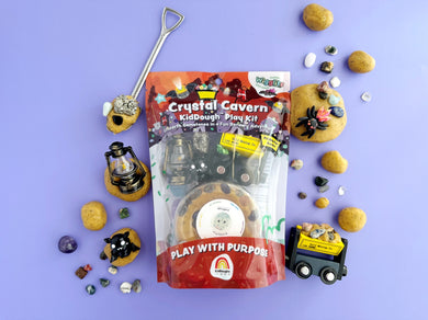 Crystal Cavern Kiddough Play Kit Featuring Wigglitz