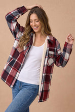 Load image into Gallery viewer, Cabin Cozy Fleece-Lined Plaid Jacket