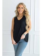 Load image into Gallery viewer, Everyday Ribbed Tank Top in Black