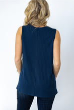 Load image into Gallery viewer, Everyday Ribbed Tank Top in Navy
