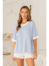 Load image into Gallery viewer, Morning Tide Striped Top