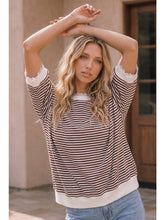 Load image into Gallery viewer, Lace &amp; Lines Pullover