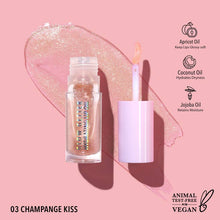 Load image into Gallery viewer, Glow Getter Hydrating Lip Oil in Champagne Kiss