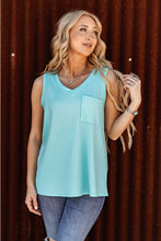 Load image into Gallery viewer, Everyday Ribbed Tank Top in Mint