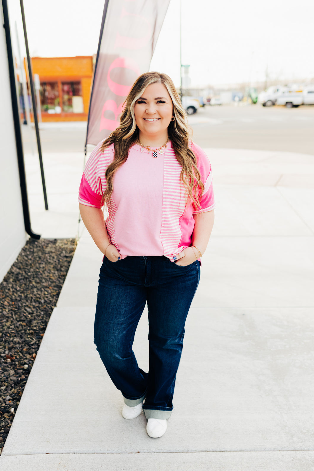 Peony Bliss Dolman in Pink