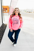 Load image into Gallery viewer, Love Y&#39;all Pullover Sweatshirt