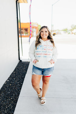 Ampersand University Hoodie in Floral Glory