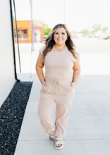 Load image into Gallery viewer, Coastal Ease Cotton Jumpsuit