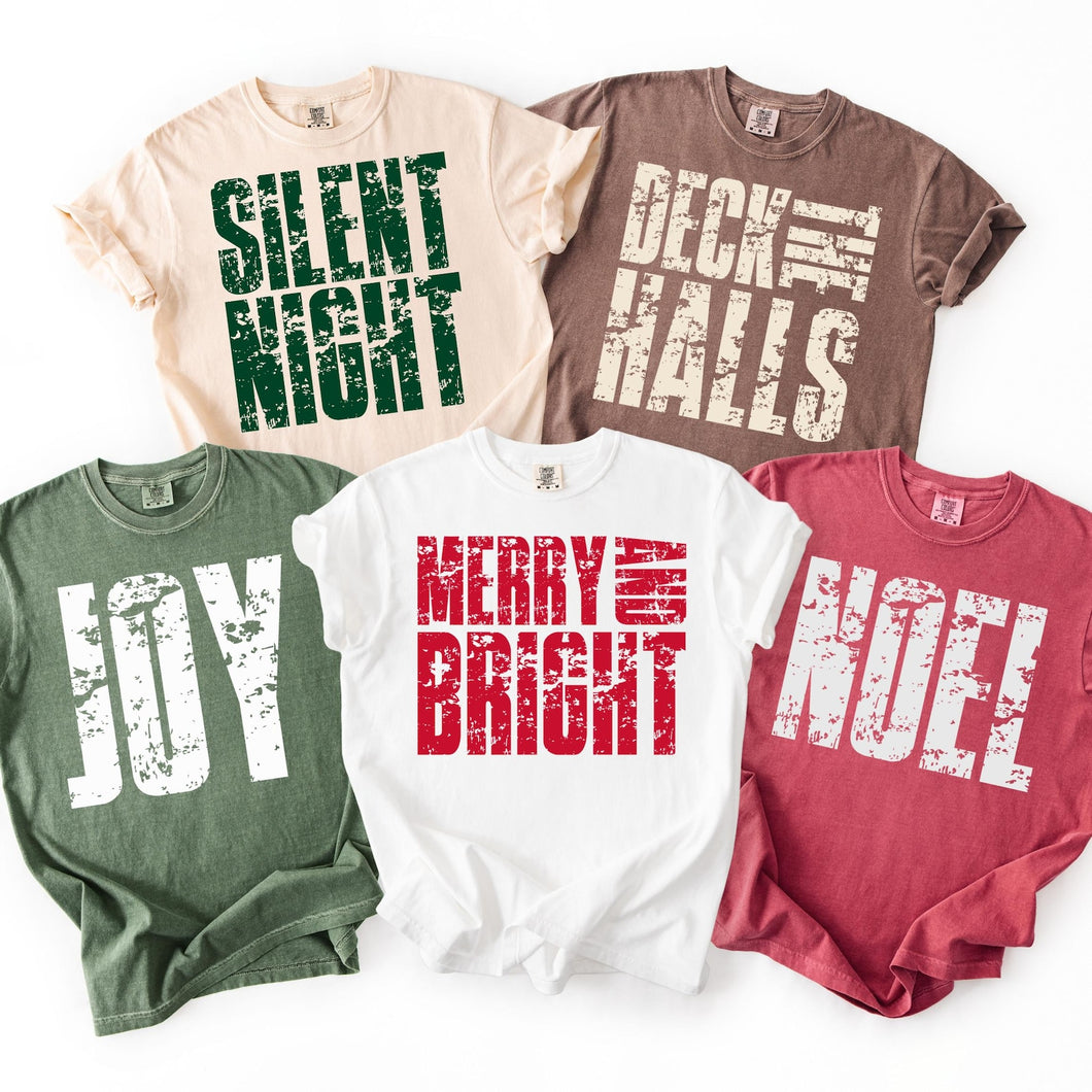 Christmas Variety Graphic Tee (See Options)