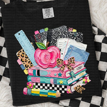 Load image into Gallery viewer, Painted School Supplies Graphic Tee