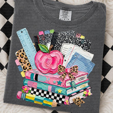 Load image into Gallery viewer, Painted School Supplies Graphic Tee