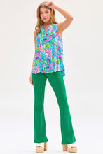 Load image into Gallery viewer, Lizzy Sleeveless Tank in Mint Floral