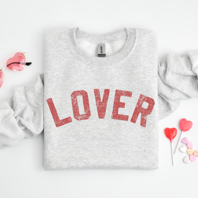 Love Ash Grey Pullover Sweatshirt