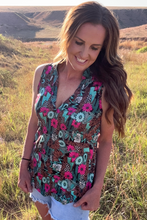 Load image into Gallery viewer, Pink Petal Tattoo Tank Top