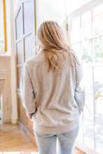 Load image into Gallery viewer, Ampersand University Pullover in Gray &amp; Pink