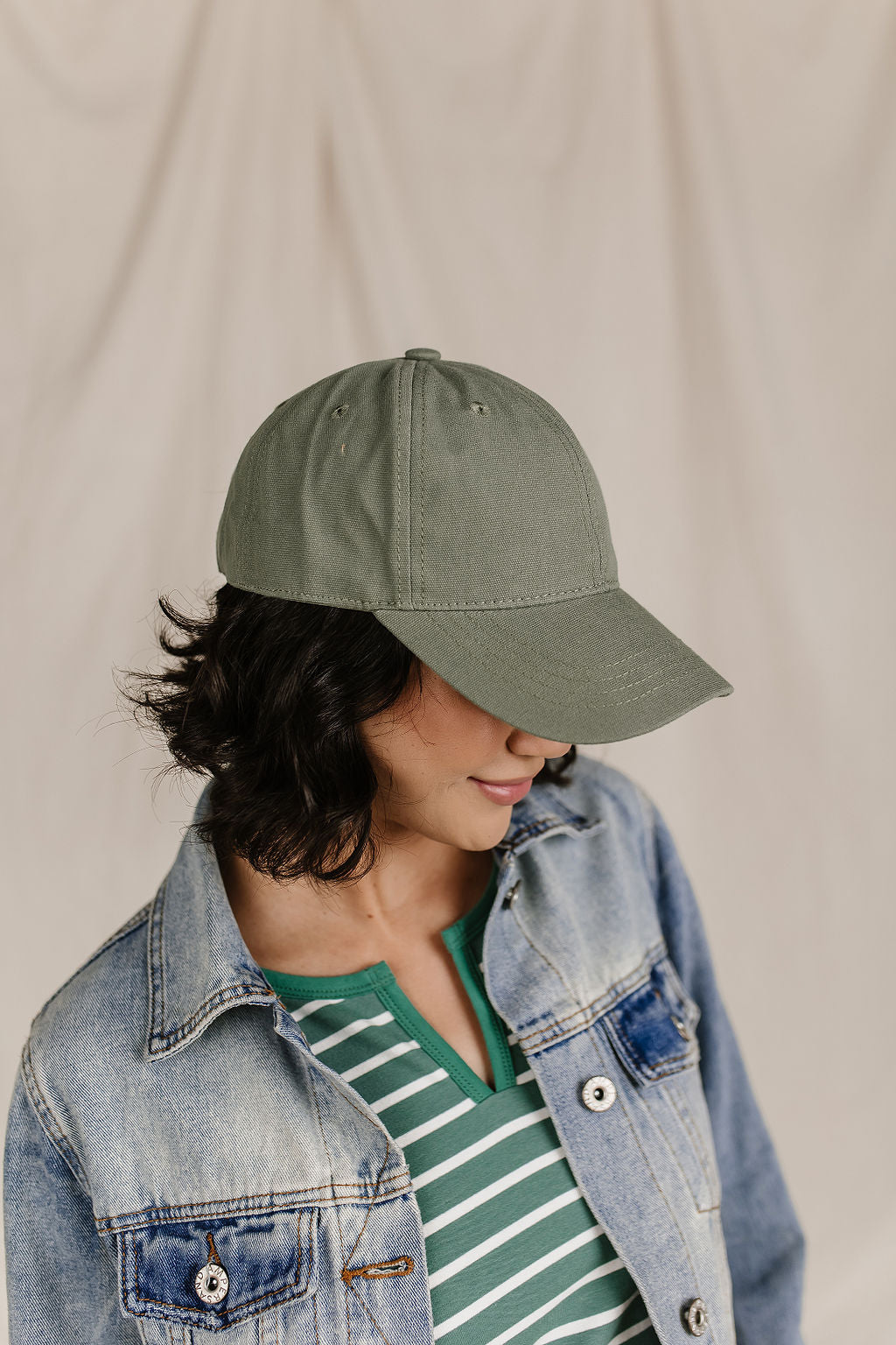 Ampersand Kind Green Baseball Hat