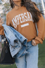 Load image into Gallery viewer, Ampersand University Pullover in Mustard Ampersand