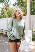 Load image into Gallery viewer, Ampersand University Pullover in Classic Sage