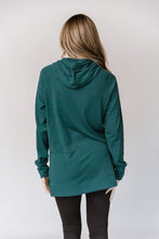 Load image into Gallery viewer, Ampersand SideSlit Hoodie in Teal