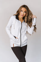 Load image into Gallery viewer, Ampersand Peace &amp; Quiet Fullzip Hoodie