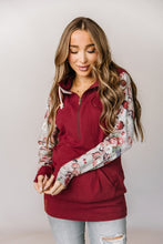 Load image into Gallery viewer, Ampersand Among The Wildflowers Halfzip Hoodie