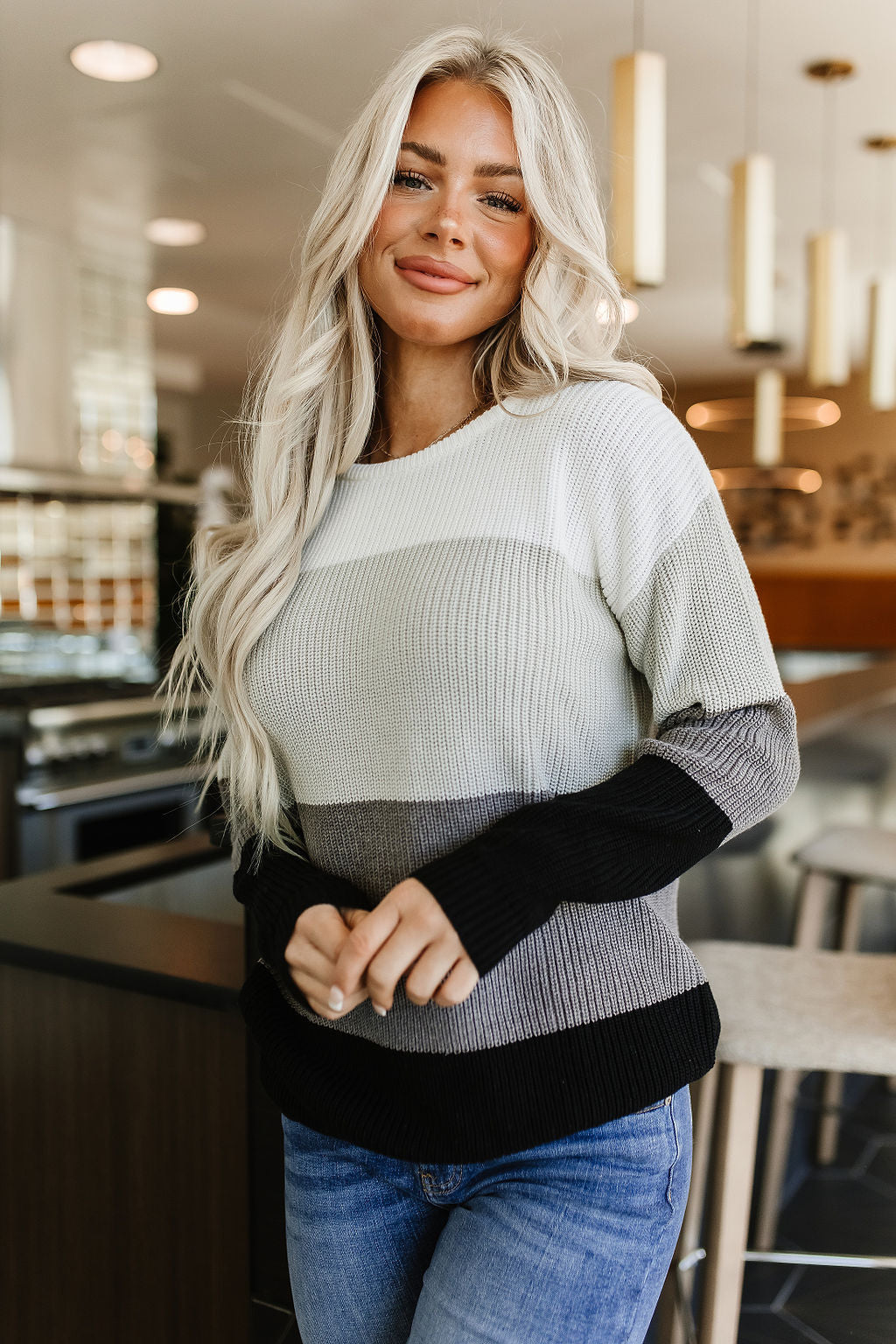 Ampersand Paige Sweater in Slate