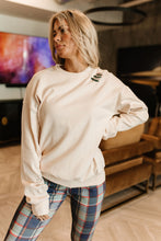 Load image into Gallery viewer, Ampersand University Pullover in Holiday Kisses
