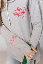 Load image into Gallery viewer, Ampersand Be Merry Double Hoodie