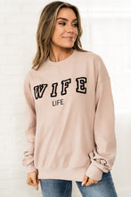 Load image into Gallery viewer, Ampersand University Pullover in Wife Life