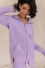 Load image into Gallery viewer, Ampersand Performance Fleece Wisteria Full Zip Hoodie