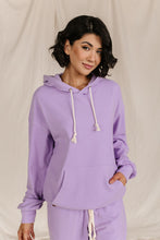 Load image into Gallery viewer, Ampersand Performance Fleece University Hoodie in Wisteria