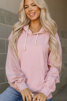 Ampersand University Hoodie in Pink Wonderstruck