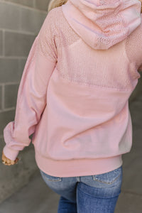 Ampersand University Hoodie in Pink Wonderstruck