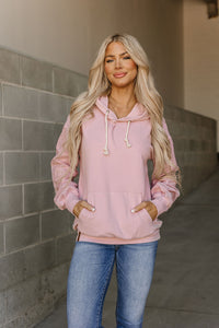 Ampersand University Hoodie in Pink Wonderstruck