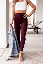 Load image into Gallery viewer, Ampersand Game Changer Leggings in Wine