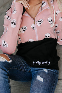 Ampersand Pretty Scary Halfzip Hoodie