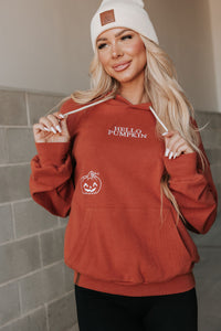 Ampersand University Hoodie in Hello Pumpkin