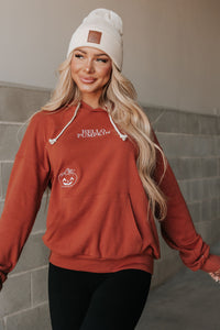 Ampersand University Hoodie in Hello Pumpkin