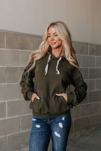 Load image into Gallery viewer, Ampersand University Hoodie Love Story in Olive