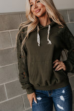 Load image into Gallery viewer, Ampersand University Hoodie Love Story in Olive