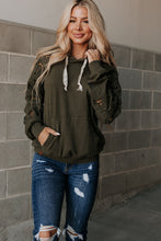 Load image into Gallery viewer, Ampersand University Hoodie Love Story in Olive