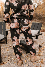 Load image into Gallery viewer, Ampersand Lace Pocket Joggers in Blush &amp; Blooms